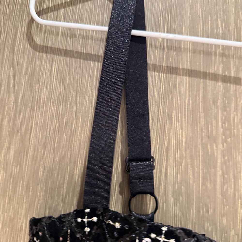 NADINE MERABI Black Sequin Jumpsuit - Picture 10 of 16
